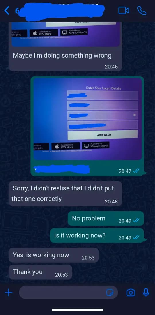 Avis WhatsApp 8 d'un client satisfait de l'abonnement IPTV Open Tivi
